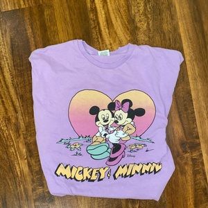 Mickey and Minnie Oversized T Shirt